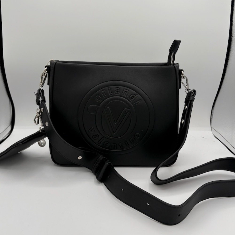 Valentino Orlandi Black Crossbody Bag